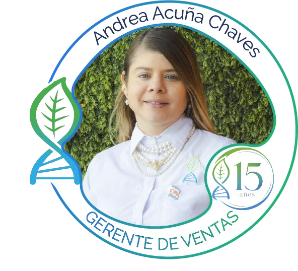 Andrea Acuña Chaves, Gerente de Ventas de Ecokhemia